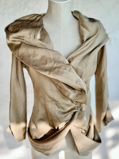 Y2K Hervé Leroux for Guy Laroche Silk Evening Jacket