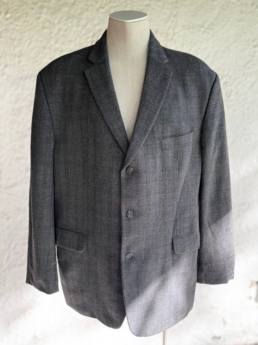 1980s vintage grey wool blazer • Di Quattro